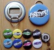 Image of Bottle Opener Keyring & Badge Combo Deal
