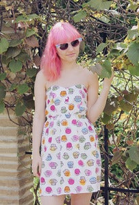 Image of Lotta Cupcake Printed Dress