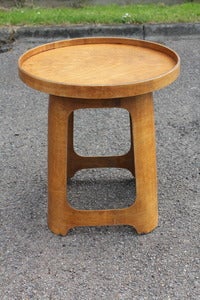 Image of Rare Isokon laminated plywood stool and tray by Venesta circa 1933