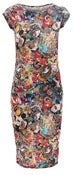 Image of Tattoo dress midi style 