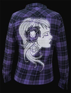 Image of Black market art, Diamond girl plaid girls top