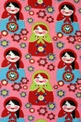 Image of Matryoshka organic cotton jersey (by the half metre)