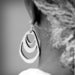 Image of DRAPE (m) earring in acrylic