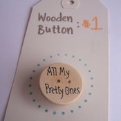 Image of Wooden Button