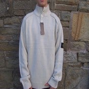 Image of Mens Stone Island Heavy Knitted Jumper