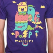 Image of Navy Pop Monsters