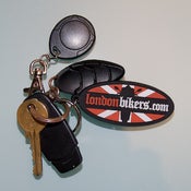 Image of Oval PVC Keyring
