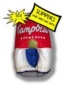 Image of Campbell's Soup Tin Slippers 6 -7