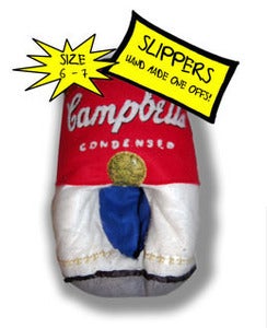 Image of Campbell's Soup Tin Slippers 6 -7