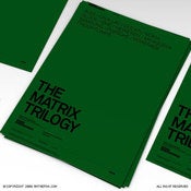 Image of The Matrix Trilogy Poster With Brands