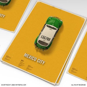 Image of Citycab Poster / Mexico City