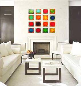 Image of Dancing Circles No1 - 16 Wall Art Blocks