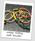 Image of Vintage knitting needle bangle bracelet