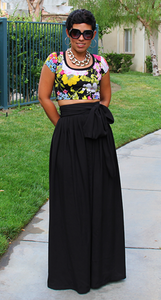 Image of Summer Regal Maxi Skirt w/Sash 