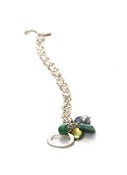 Image of Cultured pearl, turquoise and cuprite
