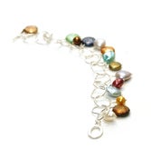 Image of Cultured pearl with Sterling Silver Chain and Clasp