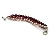 Image of Cultured pearl with Sterling Silver Clasp