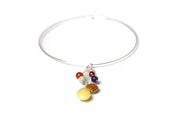 Image of Carnelian, serpentine, turquoise and cultured pearl