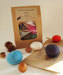 Image of Wish Rocks 4 You - orange, ice blue, sun yellow, spice brown