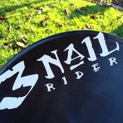 Image of   "3 NAIL RIDERS"  STICKER    12"