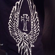 Image of .  .  .  .   ANGEL  TEE  .  .  .  .      black
