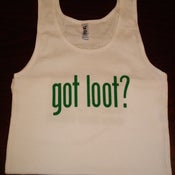 Image of "got loot?" women's tank top