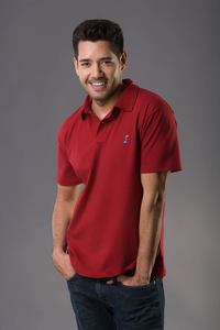 Image of Mens Polo Red
