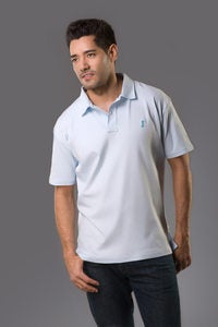 Image of Mens Polo Light Blue