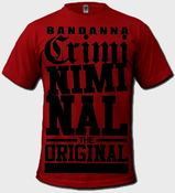 Image of CRIMINIMINAL T NOW ON CRANBERRY RED!