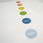Image of Hello Dot Flats (Set of 10)