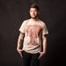 Image of NEW!- Falling MEN'S (100% cotton creme American Apparel tee shirt)