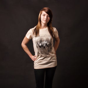 Image of Fixture WOMEN'S 100% cotton creme American Apparel tee shirt