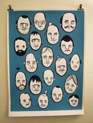 Image of Lord Bunn 'Heads' Limited Edition Screenprint