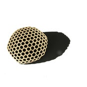 Image of HIVE brooch in wood
