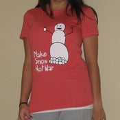 Image of Angry Snowman Womens' Yellow