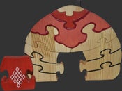Image of Holzpuzzle "Jurte"