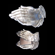 Image of Praying Hand Lighter/Bottle Opener Belt Buckle