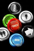 Image of Arcade button badge set