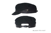 Image of black fin hat