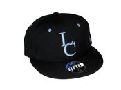 Image of LeftyCo Fitted Cap  Black/Light Blue (ProFit)