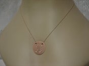 Image of Ginette_NY Baby Disc Monogram Necklace.
