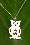 Image of Enchanted Forest Necklace Owl Branch