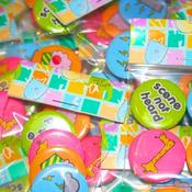 Image of buttons/badges/pins - four pack!