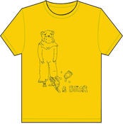Image of Bear Trap T Shirt - Yellow