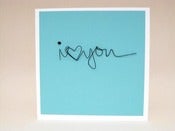 Image of i love  you