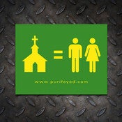 Image of Church is not a Building | Sticker