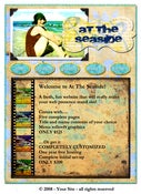 Image of AT THE SEASIDE Website Template