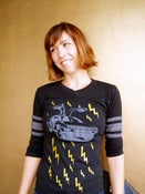 Image of Flighty :: Black Delorean Football Jersey