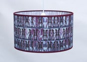 Image of Gas Girl Purple 14'' Shallow Tube Light Shade