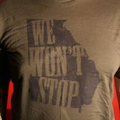 Image of We Won't Stop / "GA" T-shirt